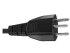 Swiss three pin plug - type J